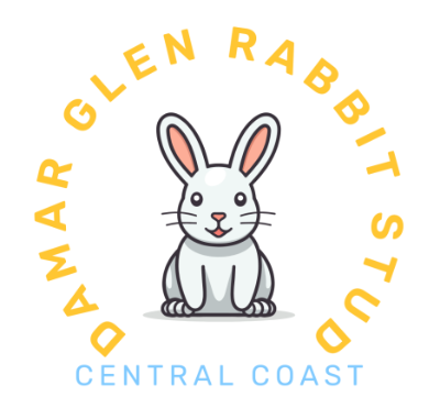 Damar Glen Rabbit Stud Company Logo by Mary Grant in Somersby NSW